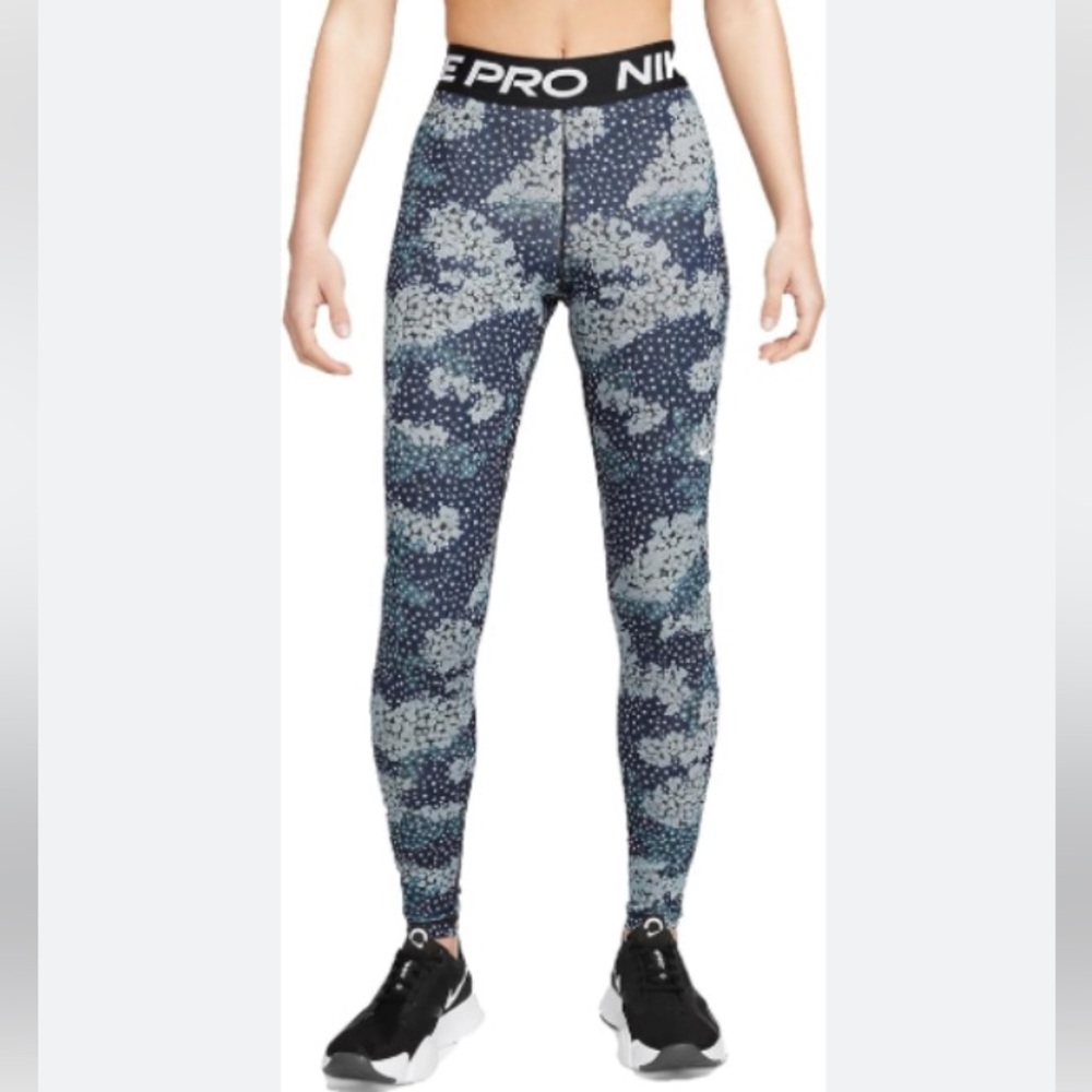Nike Pro Floral Women's Printed Training Leggings - Picture 6 of 8